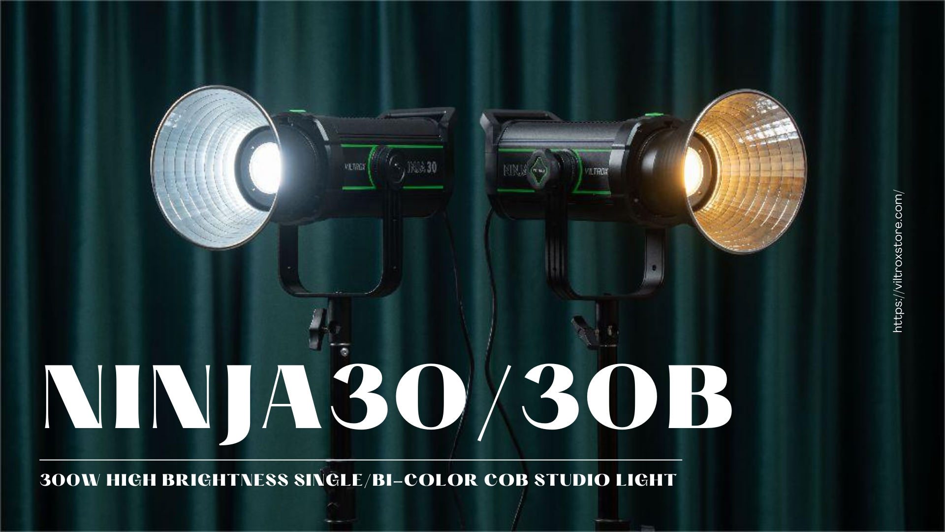 VILTROX NINJA 30/30B: A Silent and Efficient COB Studio Light