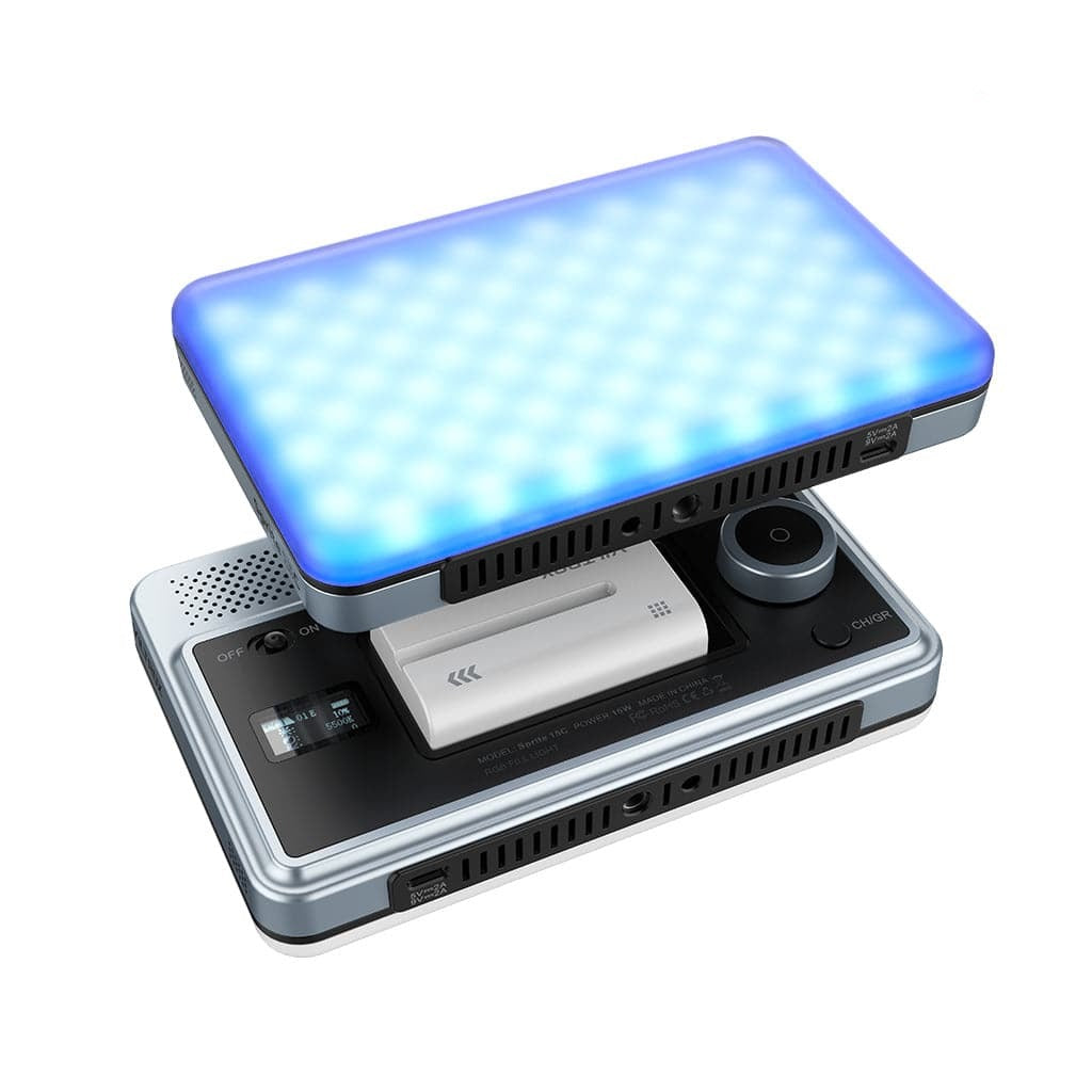 VILTROX Sprite 15B 15C Portable LED Panel Light 2800k~6800K Bi-color/RGB With Various Lighting Effects APP Control