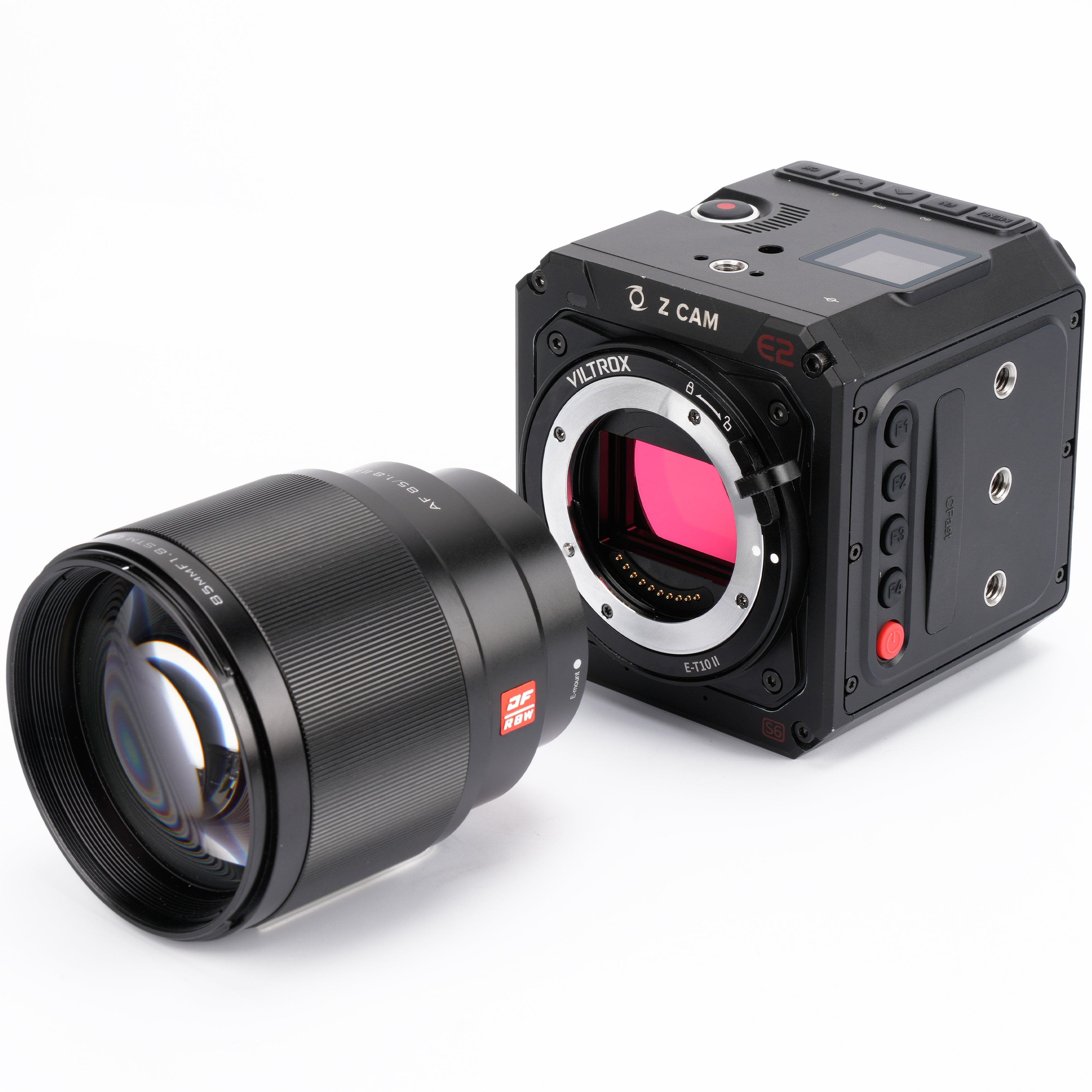 VILTROX E-T10 II Auto Focus Adapter Ring For Sony E-mount Lens Transfer to Z CAM (E2-F6) Cine Camera