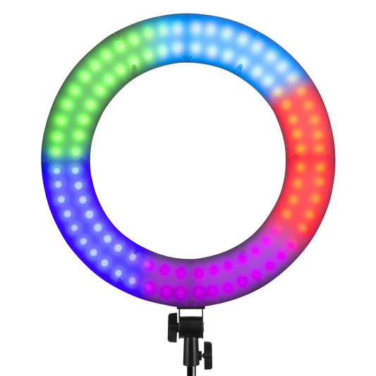 Weeylite WE-10 Dimmable 18'' RGB LED Ring Light with 17 Lighting Effects