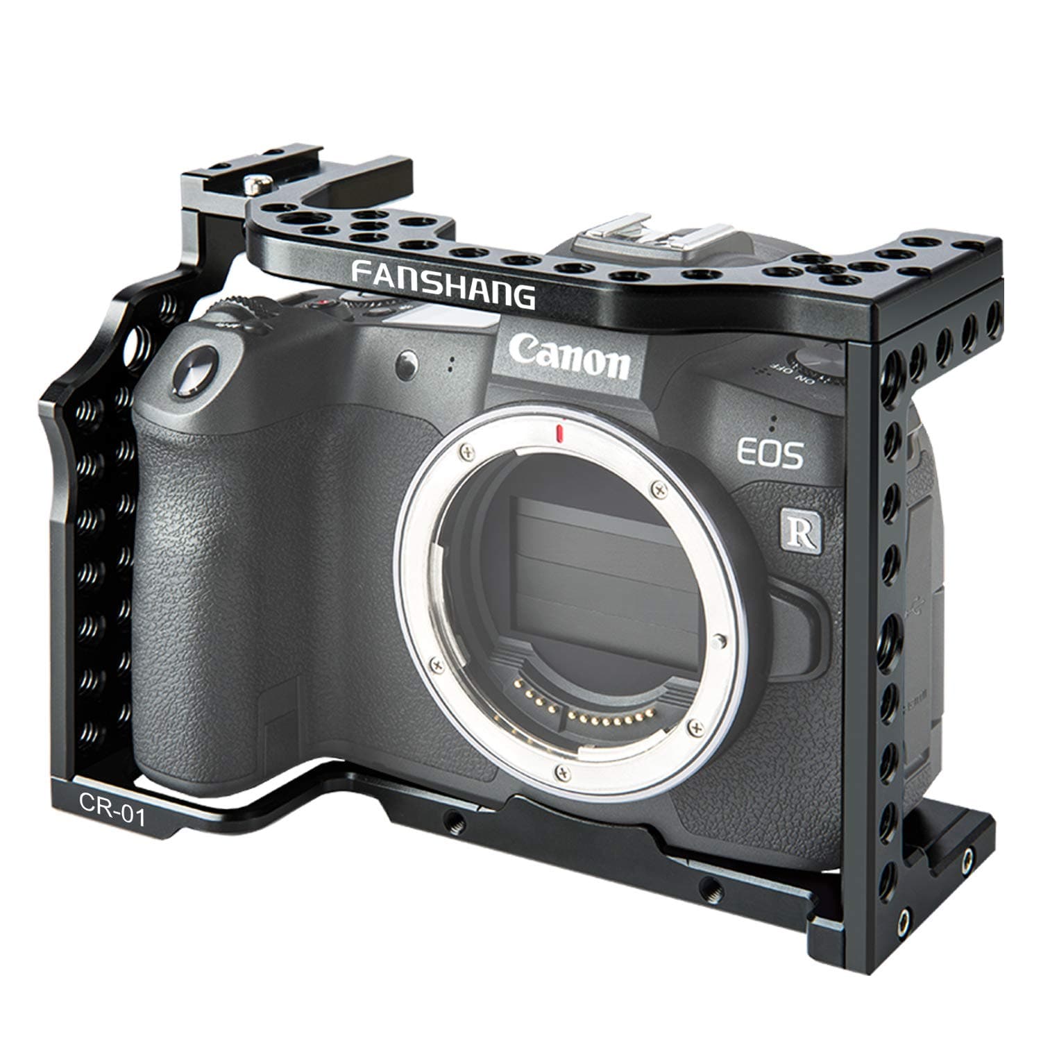 Viltrox FANSHANG CR-01 DSLR Camera Cage for Canon EOS R with 1/4" 3/8" Mounting Points