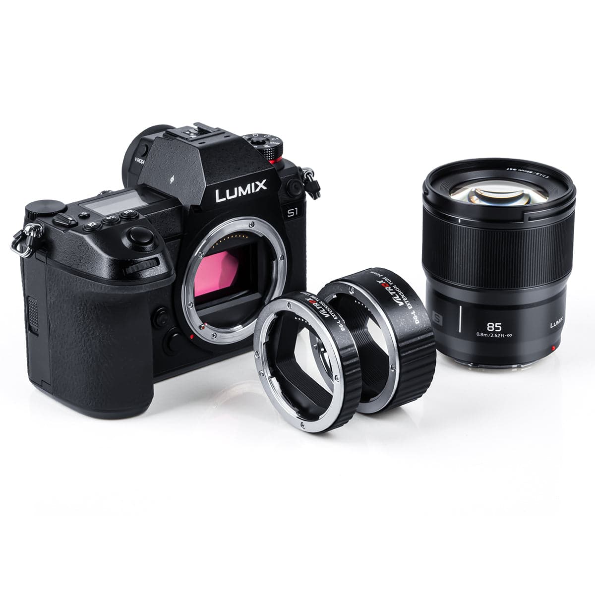 Viltrox L-mount Macro Extension Tube Ring Match with Panasonic Leica Sigma L-mount Cameras