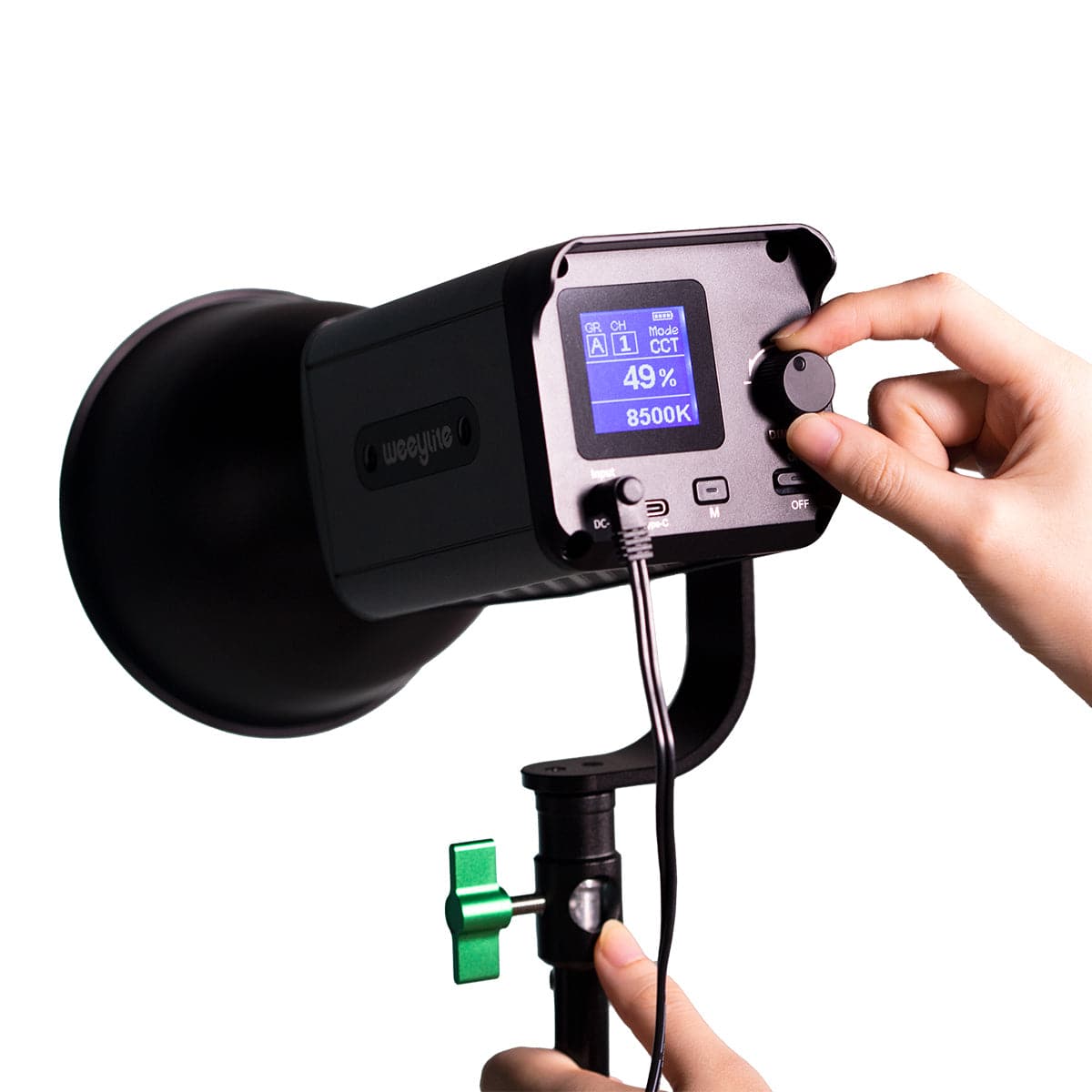 Weeylite ninja 200 Portable Bi-color COB LED Light Functional and Smart Control