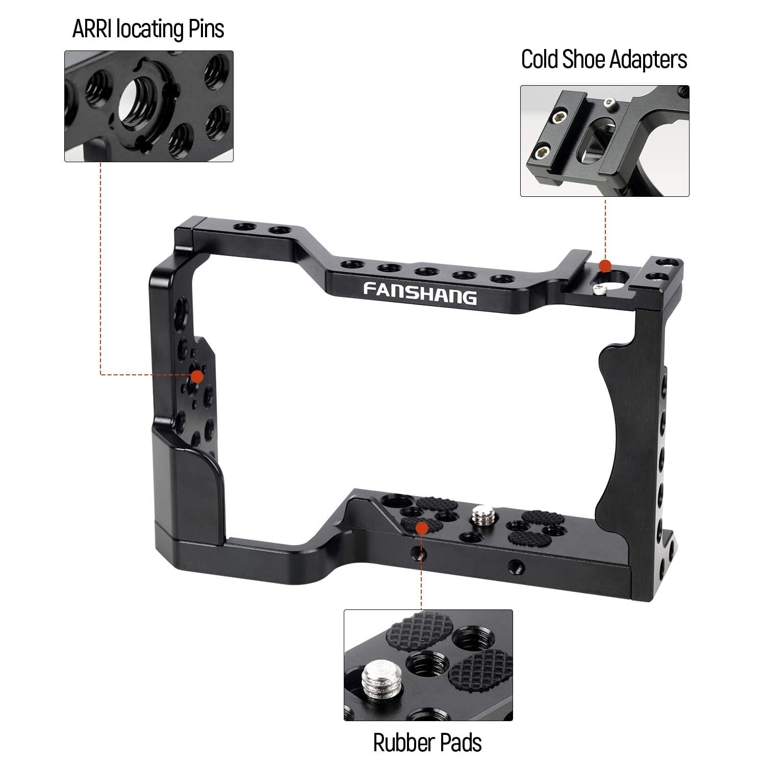 Viltrox FANSHANG Aluminum Camera Cage Video Film Movie Making Rig Stabilizer for Sony