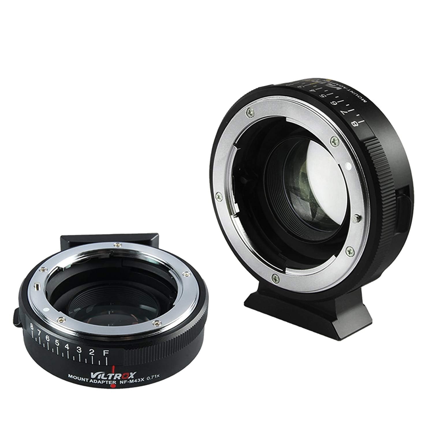 VILTROX NF-M43X 0.71x Nikon F Lens to Micro Four Thirds Camera Speedbooster Mount Adapter