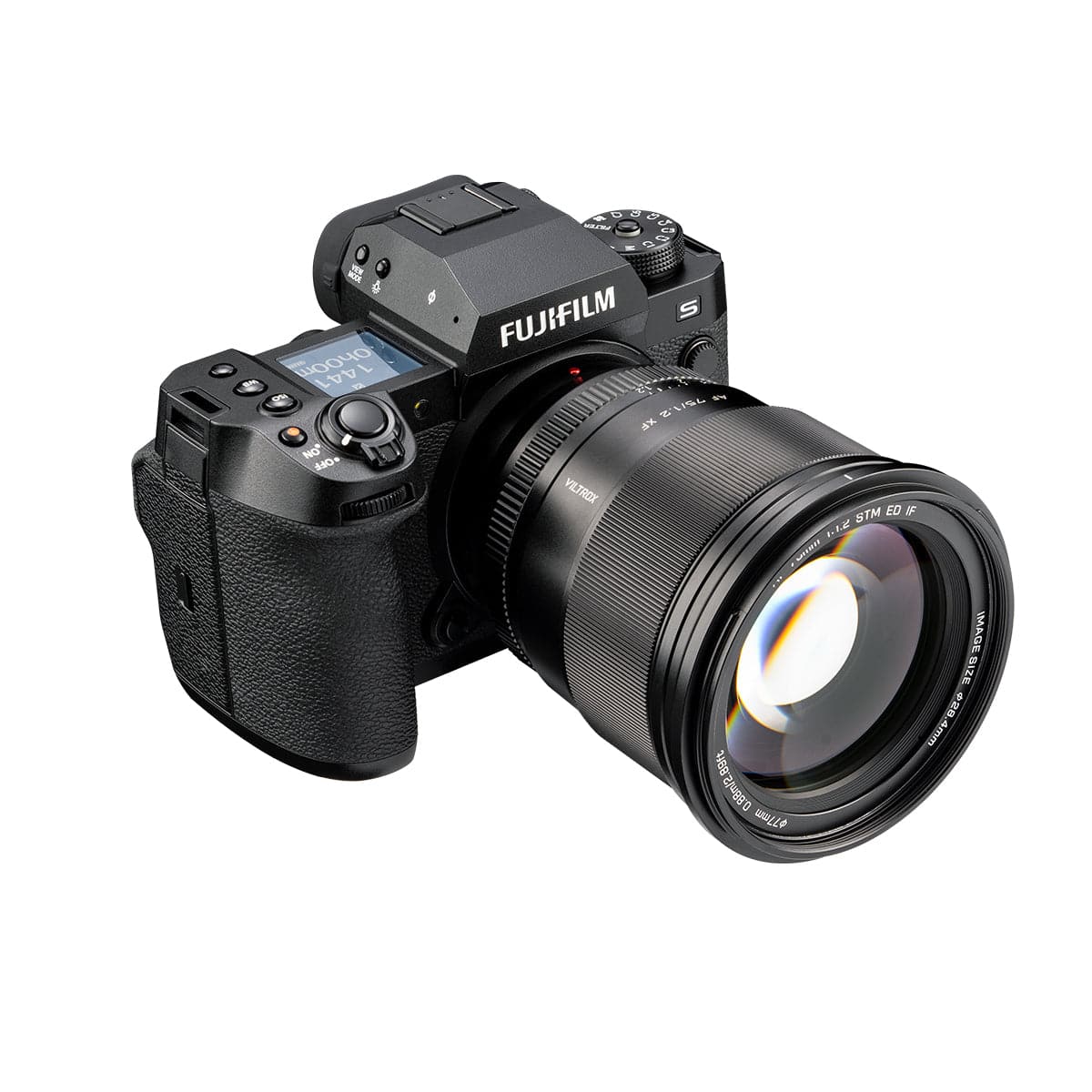 VILTROX PRO Series 75mm F1.2 XF Auto Focus Large Aperture Prime Lens  Designed for Fujifilm X-mount Cameras