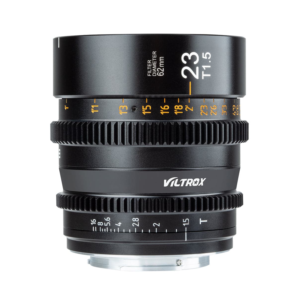 Viltrox 23mm 33mm 56mmT1.5 E-mount Professional Manual Focus Cine Lens Compact Solid Lens Build Designed for Filmmaking