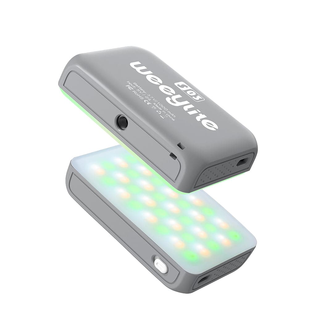Weeylite S03 4W RGB Colorful Pocket LED Light 2800K~6800K RA≥95 TLCL≥97 Control Via Mobile APP
