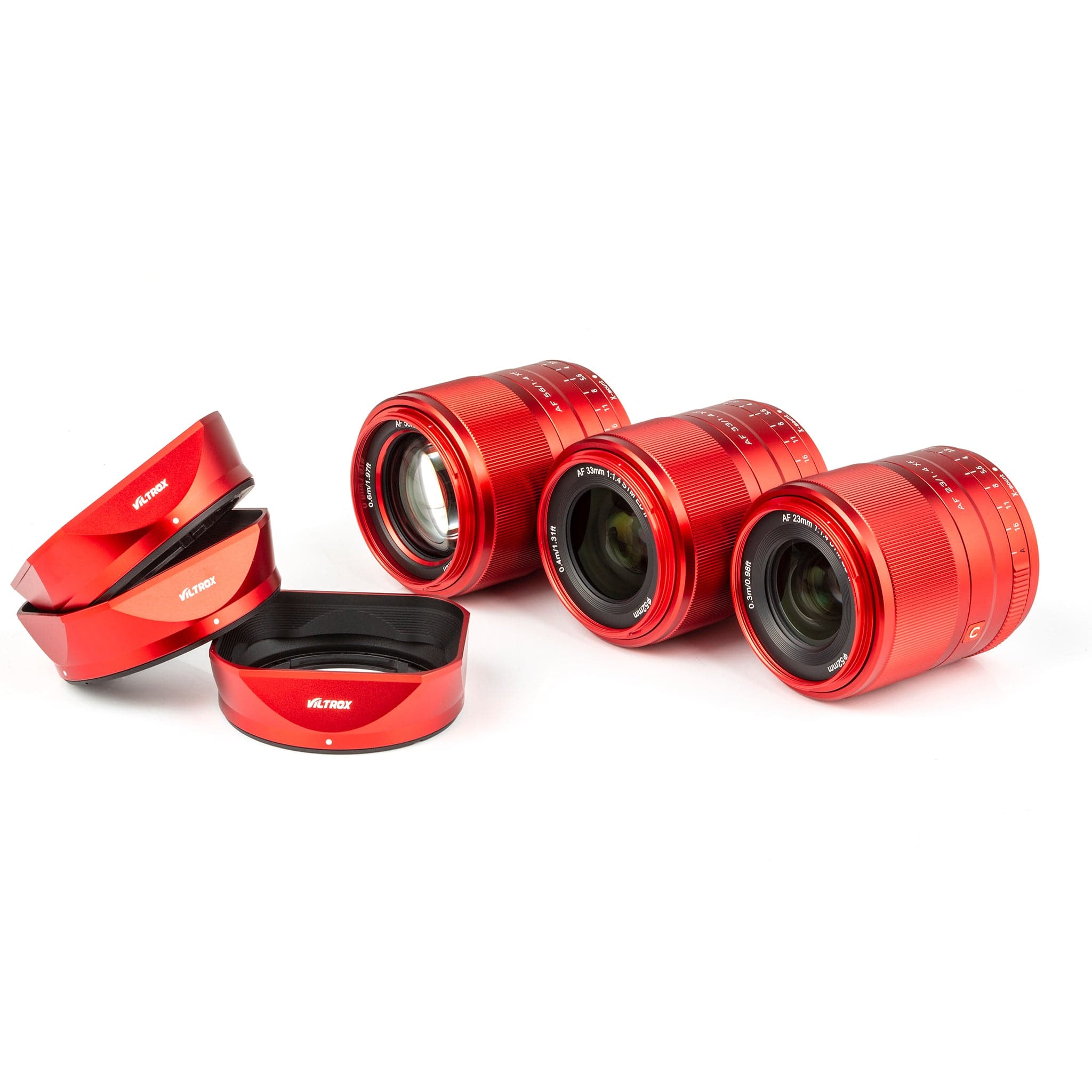 Viltrox 23/33/56mm F1.4 XF Red Lens For Fujifilm X-mount Cameras